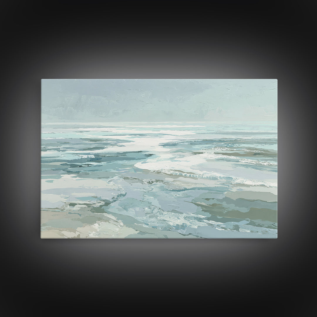 Calming Abstract Ocean Waves Canvas Print, Dental Office Art, Dental, Office Decor, Fine Art, Calm, Tooth Art, Dentistry Art, DOA-3x2-29