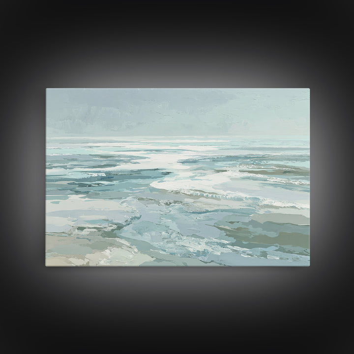 Calming Abstract Ocean Waves Canvas Print, Dental Office Art, Dental, Office Decor, Fine Art, Calm, Tooth Art, Dentistry Art, DOA-3x2-29