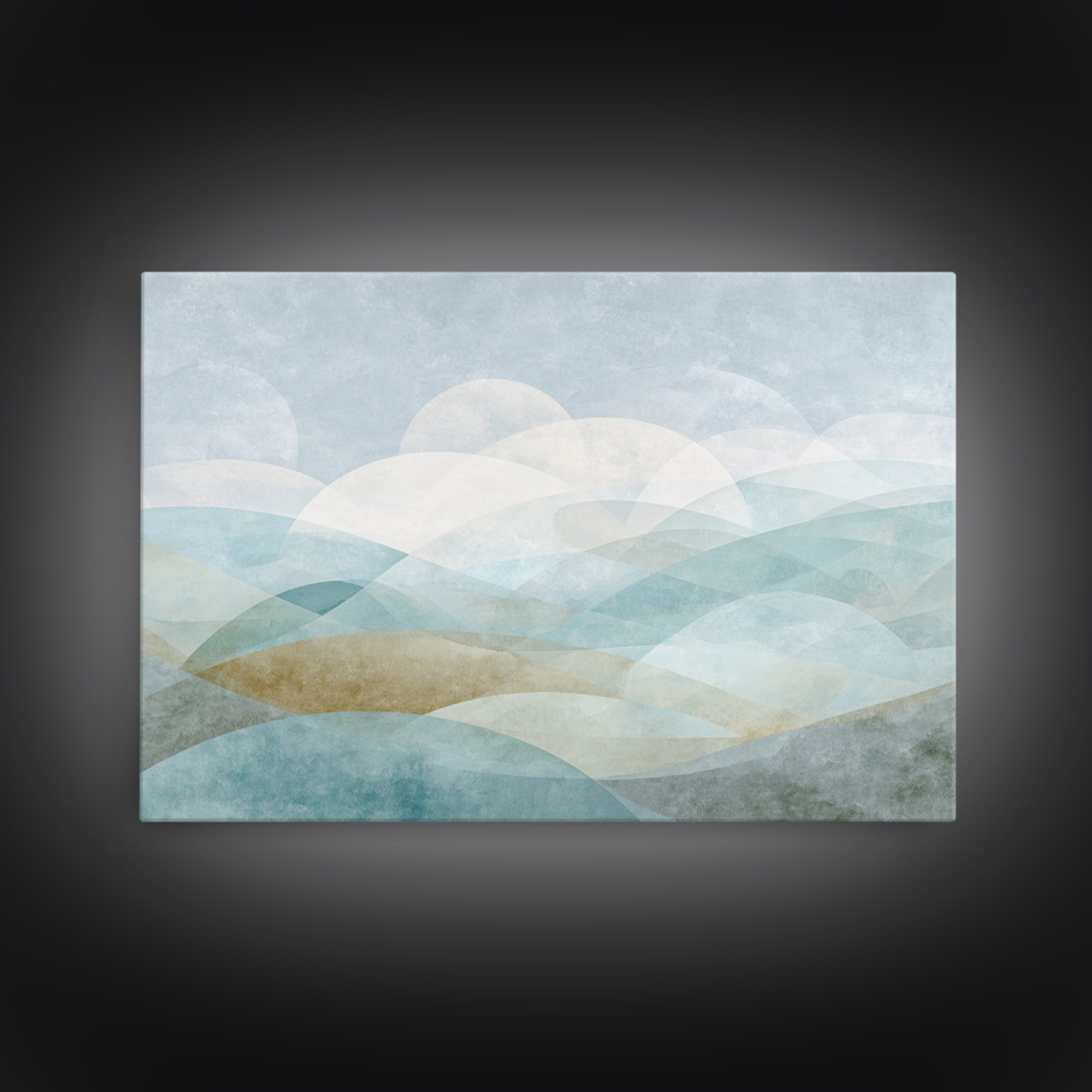 Clean Geometric Art Framed Canvas Print, Dental Office Art, Contemporary Art, Office Decor, Abstract Art, Calm, Dental Wall Art, DOA-3x2-36
