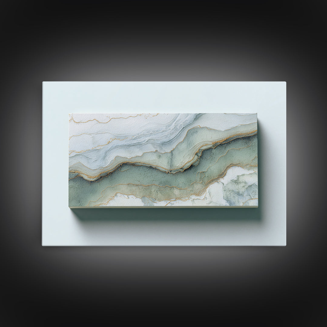 Clean Marble Texture Canvas Print, Dental Office Art, Gallery Decor, Office Decor, Oil Painting, Calm, Minimalist Decor, DOA-3x2-4
