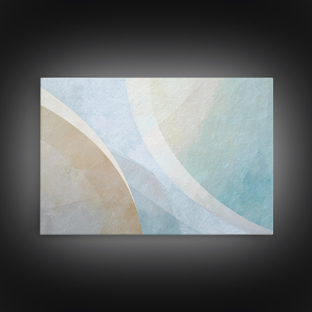 Minimal Smile Curve Abstract Canvas Print, Dental Office Art, Office Decor, Abstract Art, Calm, Medical Office Decor, DOA-3x2-57