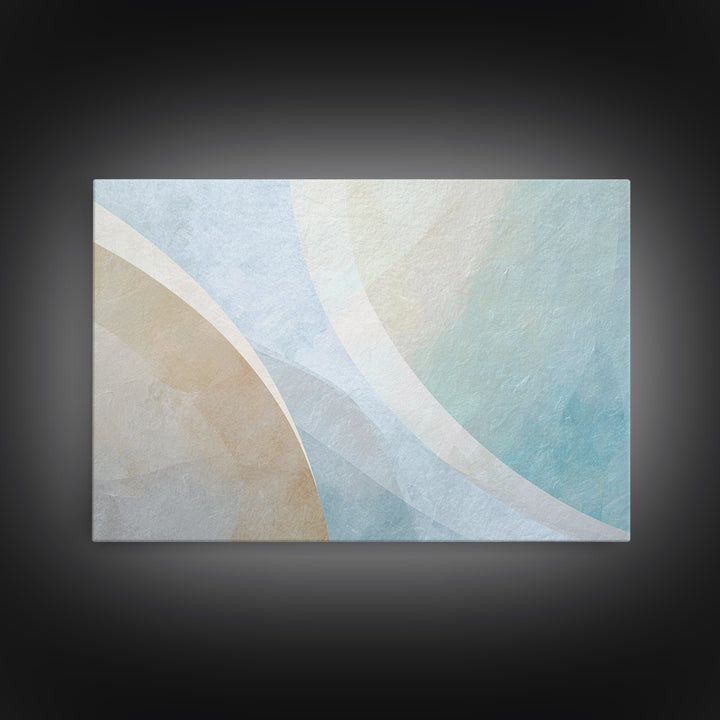Minimal Smile Curve Abstract Canvas Print, Dental Office Art, Office Decor, Abstract Art, Calm, Medical Office Decor, DOA-3x2-57