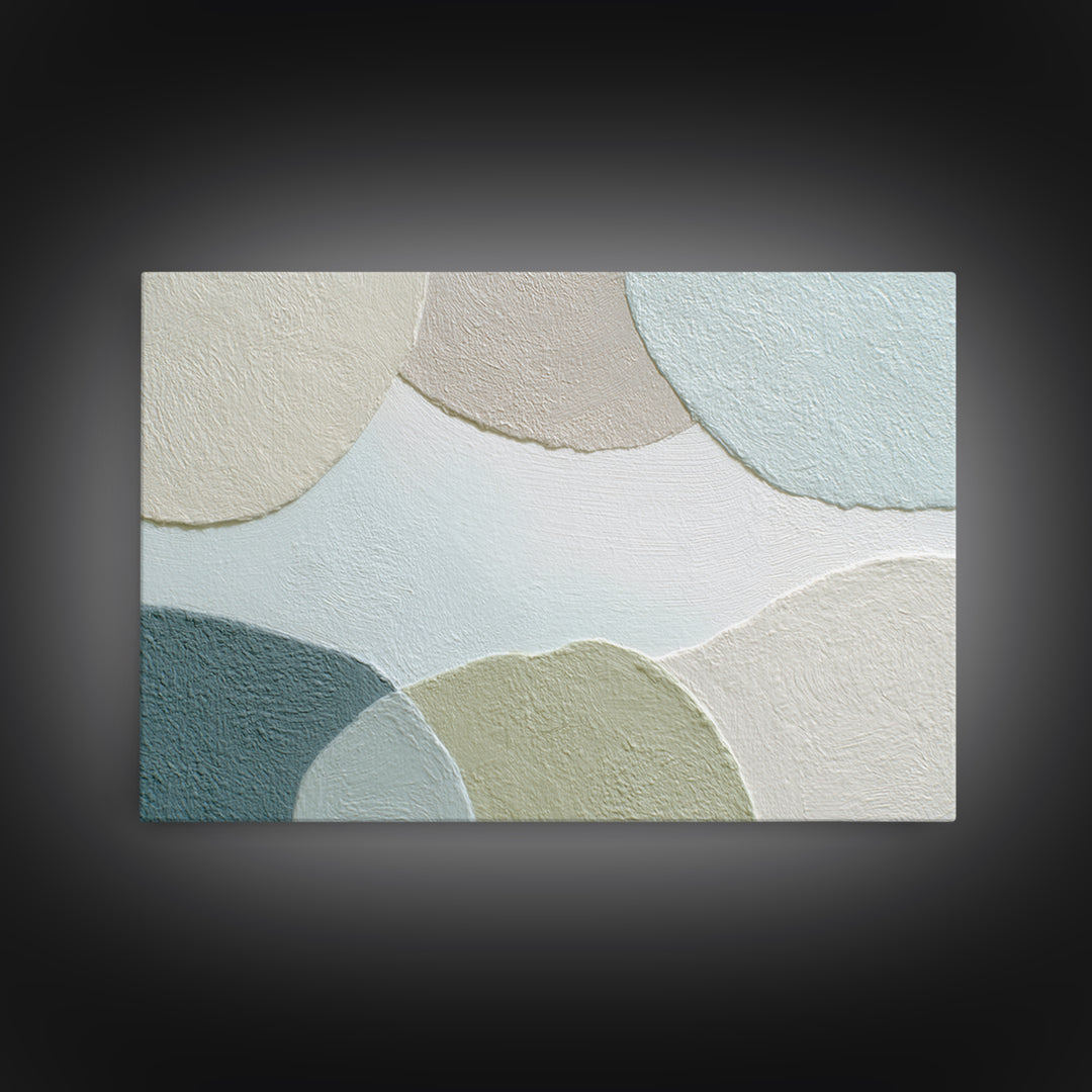 Minimal Smile Curve Abstract Framed Canvas Print, Dental Office Art, Contemporary Art, Office Decor, Calm, Dental Wall Art, DOA-3x2-9