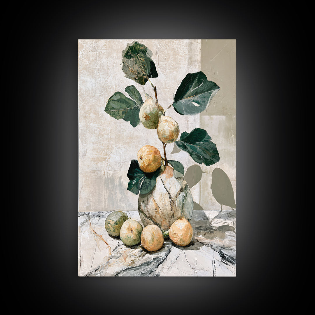 Figs on Marble Canvas Print, Dining Room Art, Printable Art, Dining Room Decor, Dining, Coastal Wall Art, Coastal Decor, DRA-2x3-7