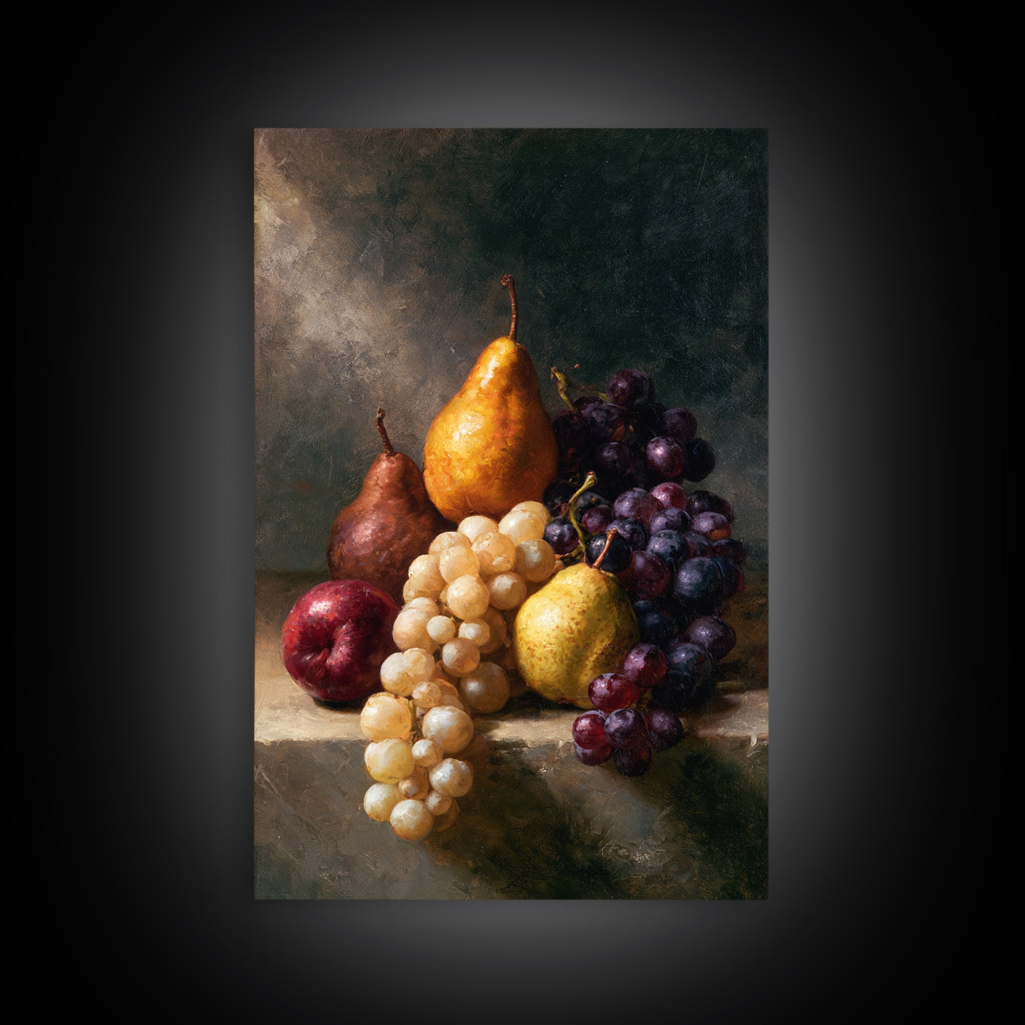 Classical Fruit Still Life Canvas Print, Dining Room Art, Canvas Wall Art, Dining Room Decor, Oil Painting, Dining, DRA-2x3-81