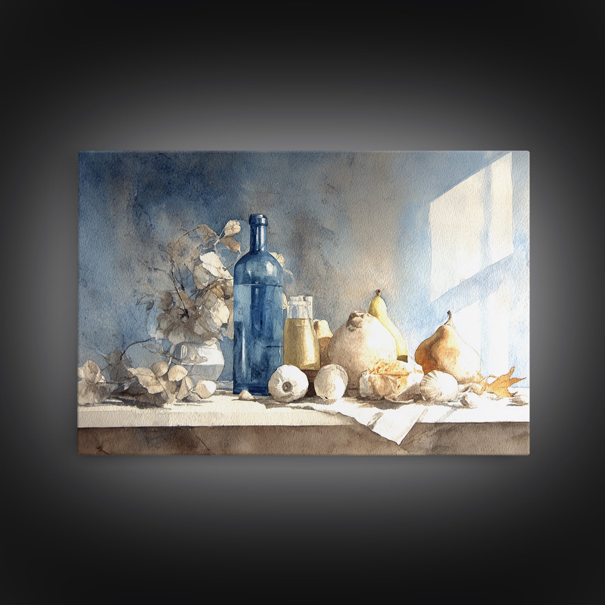 Elegant Oyster and Champagne Still Life Canvas Print, Dining Room Art, Kitchen Decor, Dining Room Decor, Fine Art, Dining, DRA-3x2-11