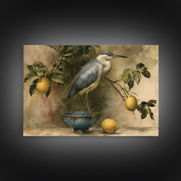 Italian Lemon Branch Canvas Print, Dining Room Art, Printable Art, Dining Room Decor, Watercolor Art, Dining, Coastal Wall Art, DRA-3x2-33