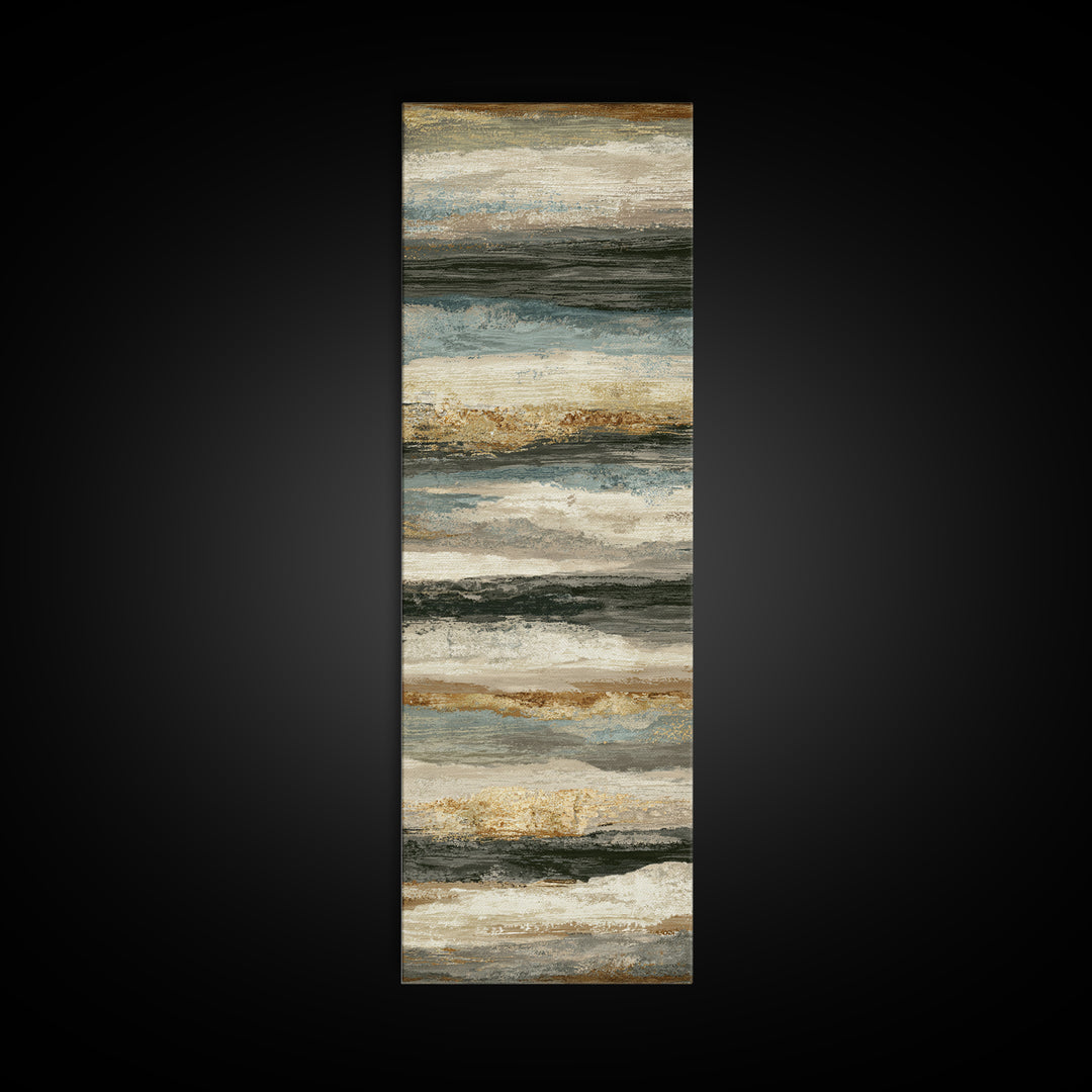 Layered Tapestry Pattern Canvas Print, Eclectic Art, Digital Print, Living Room Decor, Fine Art, Eclectic, Fine Art Print, ECL-1x3-28