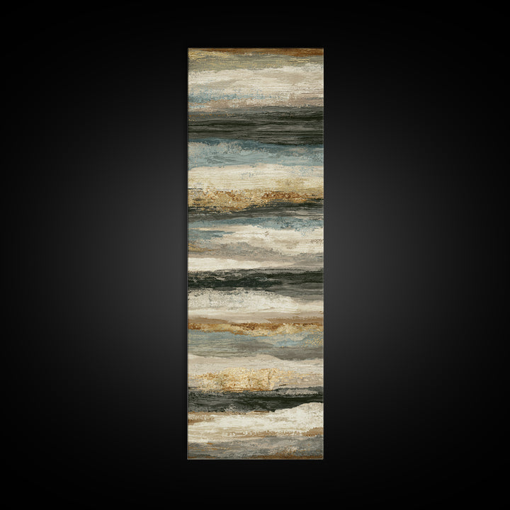 Layered Tapestry Pattern Canvas Print, Eclectic Art, Digital Print, Living Room Decor, Fine Art, Eclectic, Fine Art Print, ECL-1x3-28