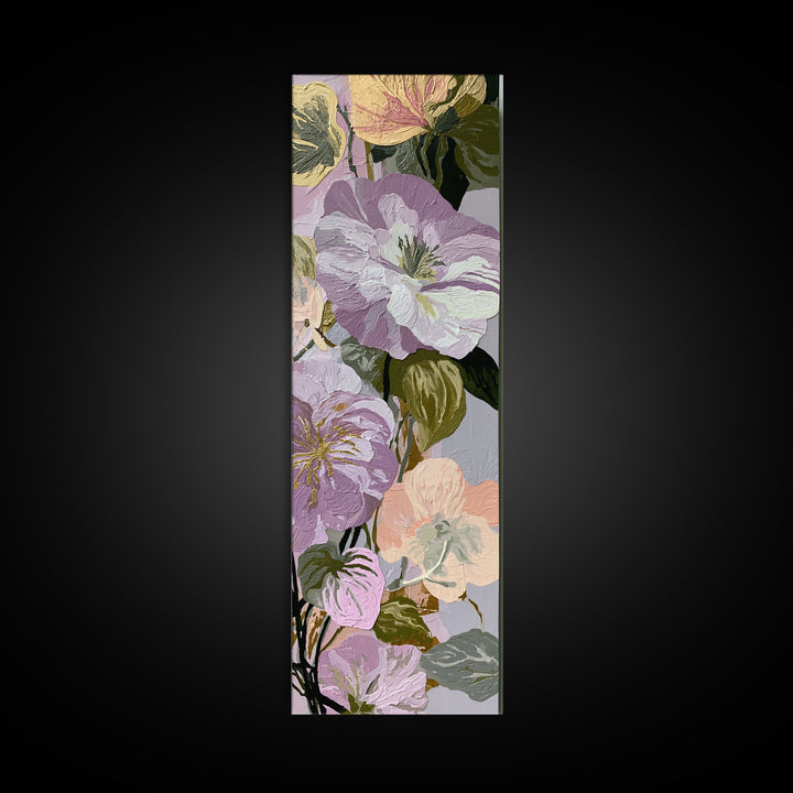 Matisse Inspired Cutouts with Botanical Details Canvas Print, Eclectic Art, Living Room Decor, Watercolor Art, Eclectic, ECL-1x3-90