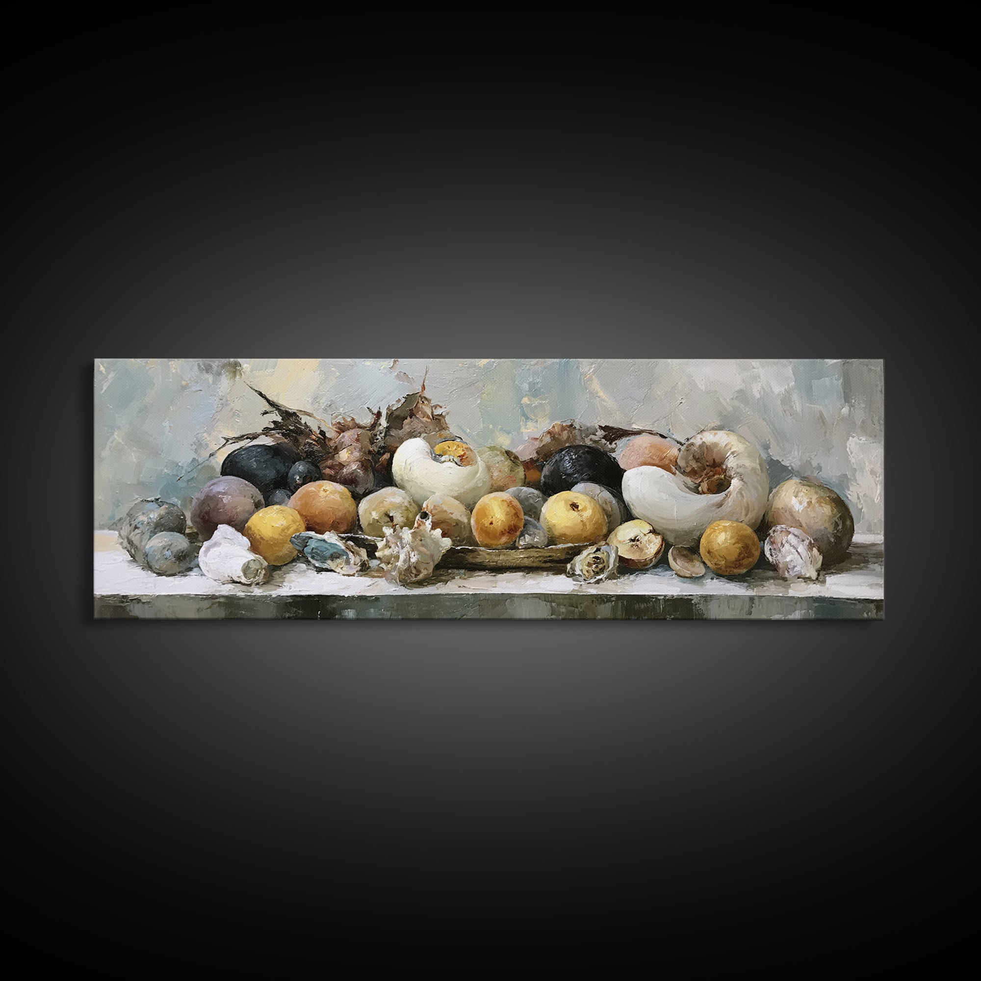 Bold Maximalist Still Life Canvas Print, Eclectic Art, Dopamine Decor, Living Room Decor, Fine Art, Eclectic, Minimalist Decor, ECL-3x1-91
