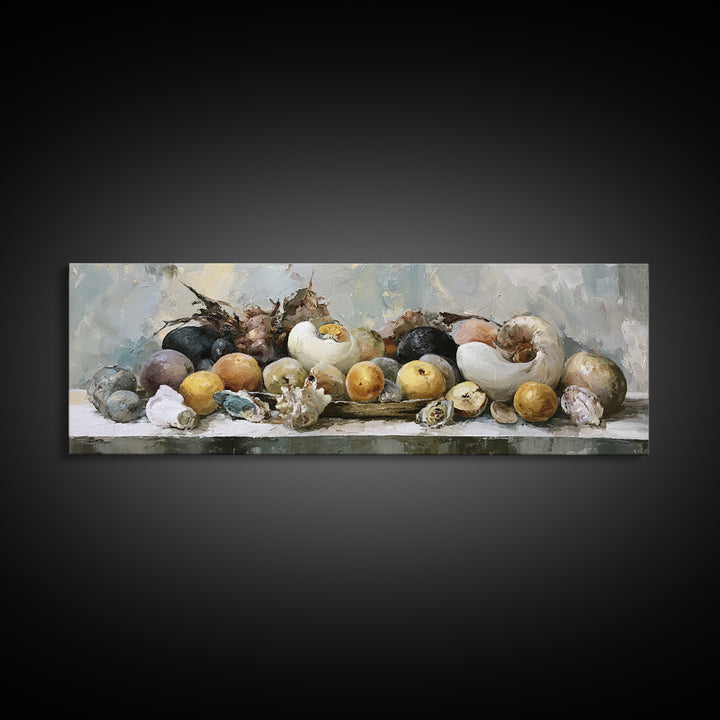 Bold Maximalist Still Life Canvas Print, Eclectic Art, Dopamine Decor, Living Room Decor, Fine Art, Eclectic, Minimalist Decor, ECL-3x1-91