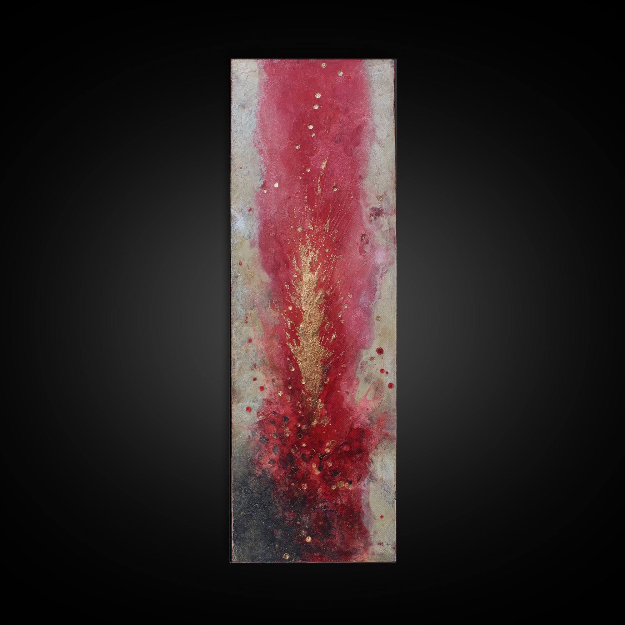 Magic Sword Embedded Canvas Print, Fantasy Art, Fantasy Art Print, Living Room Decor, Fine Art, Mythic, Textured Painting, FAN-1x3-95
