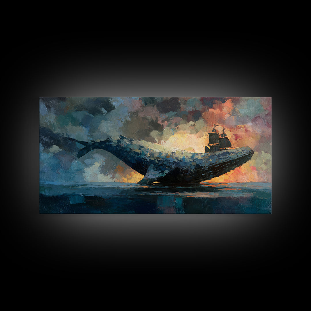 Dragon Egg Nest Framed Canvas Print, Fantasy Art, Statement Artwork, Living Room Decor, Fine Art, Mythic, Wall Decor, FAN-2x1-42
