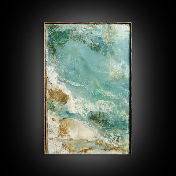 Angelic Warrior with Radiant Wings Framed Canvas Print, Fantasy Art, Textured Painting, Living Room Decor, Fine Art, Mythic, FAN-2x3-55
