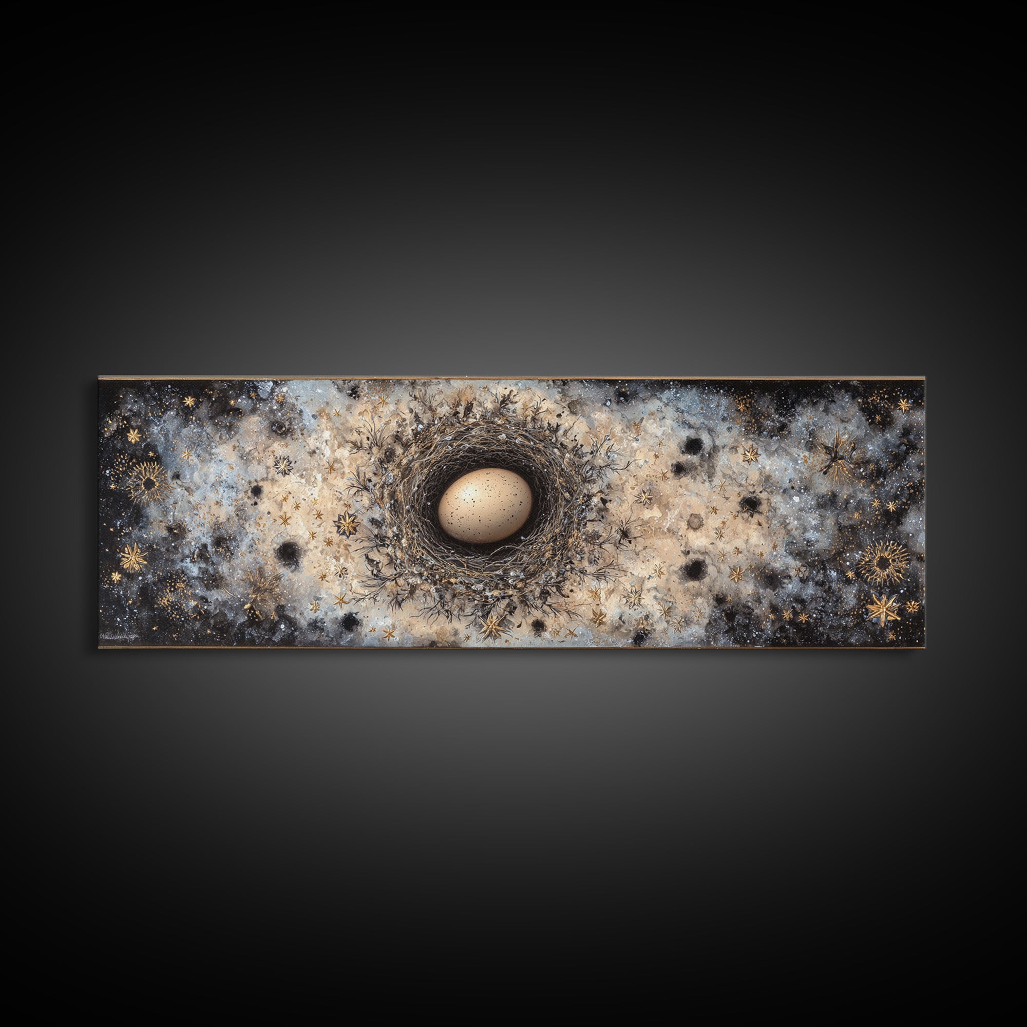 Dragon Egg Nest Canvas Print, Fantasy Art, Digital Art, Living Room Decor, Mythic, Fantasy Art Prints, Fantasy Wall Art, FAN-3x1-38