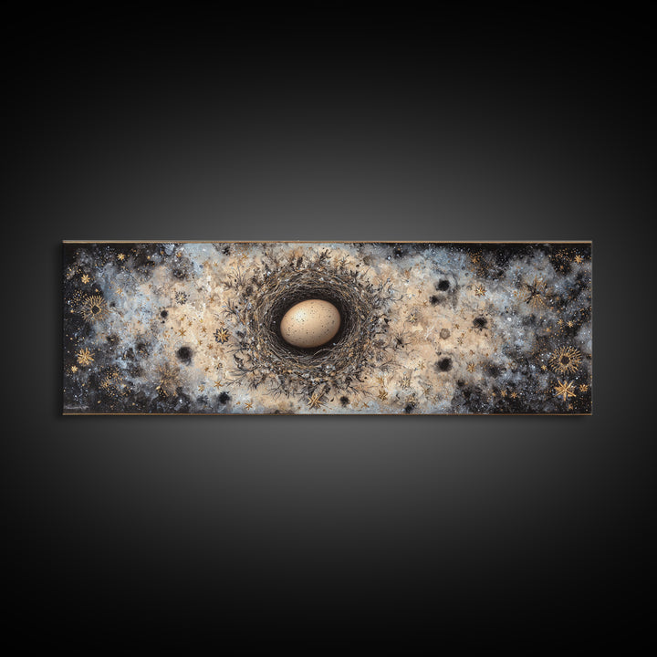 Dragon Egg Nest Canvas Print, Fantasy Art, Digital Art, Living Room Decor, Mythic, Fantasy Art Prints, Fantasy Wall Art, FAN-3x1-38