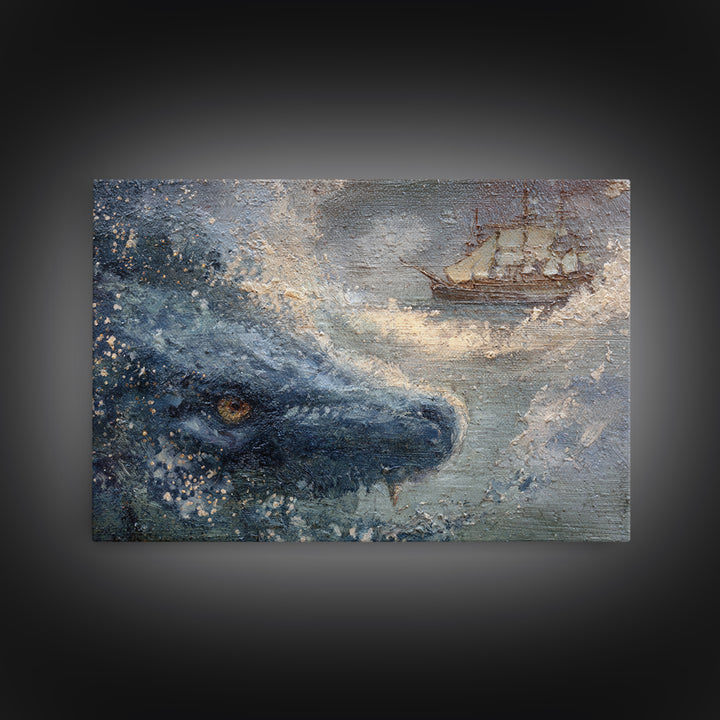 Ancient Map Landscape Canvas Print, Fantasy Art, Gothic Art, Living Room Decor, Fine Art, Mythic, Sensual Fantasy Art, FAN-3x2-17
