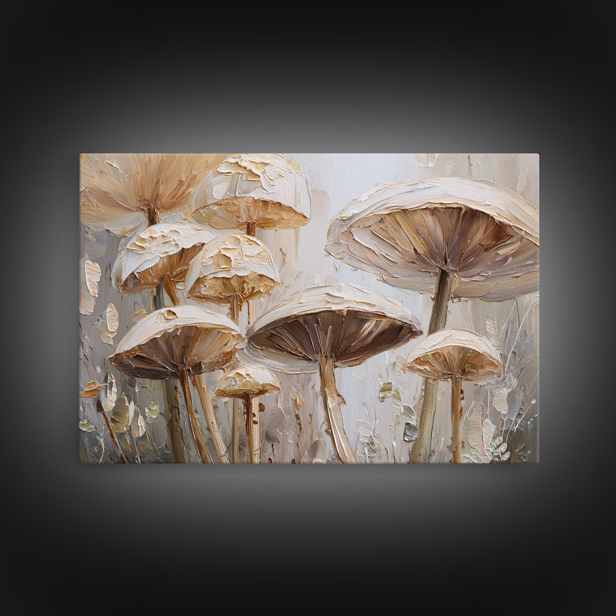 Crystal Cave with Luminous Blue Reflections Canvas Print, Fantasy Art, Landscape, Living Room Decor, Watercolor Art, Mythic, FAN-3x2-58
