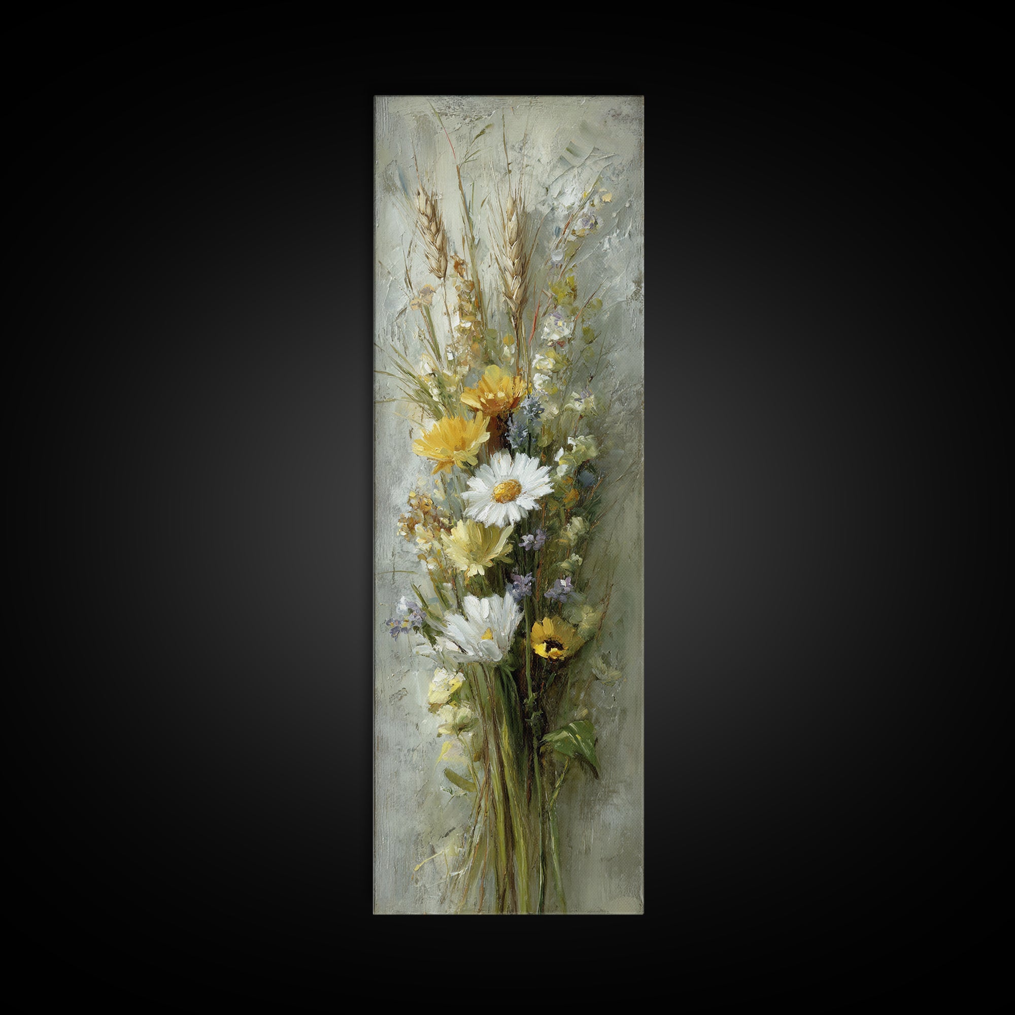 Fresh Bread Honey and Butter Still Life Canvas Print, Farmhouse Art, Art, Farmhouse Decor, Abstract Art, Harvest, FAR-1x3-60