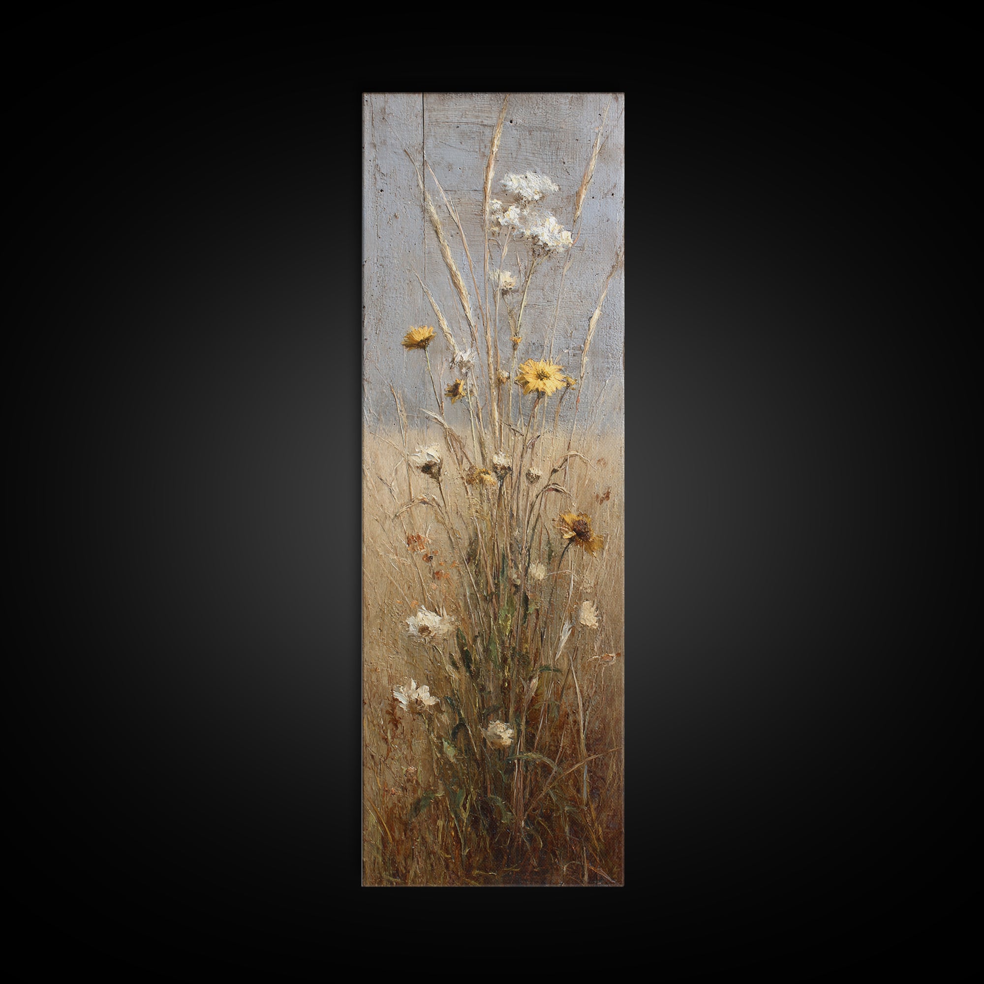 Rustic Barn in Golden Field Light Framed Canvas Print, Farmhouse Art, Neutral Decor, Farmhouse Decor, Fine Art, Harvest, FAR-1x3-62