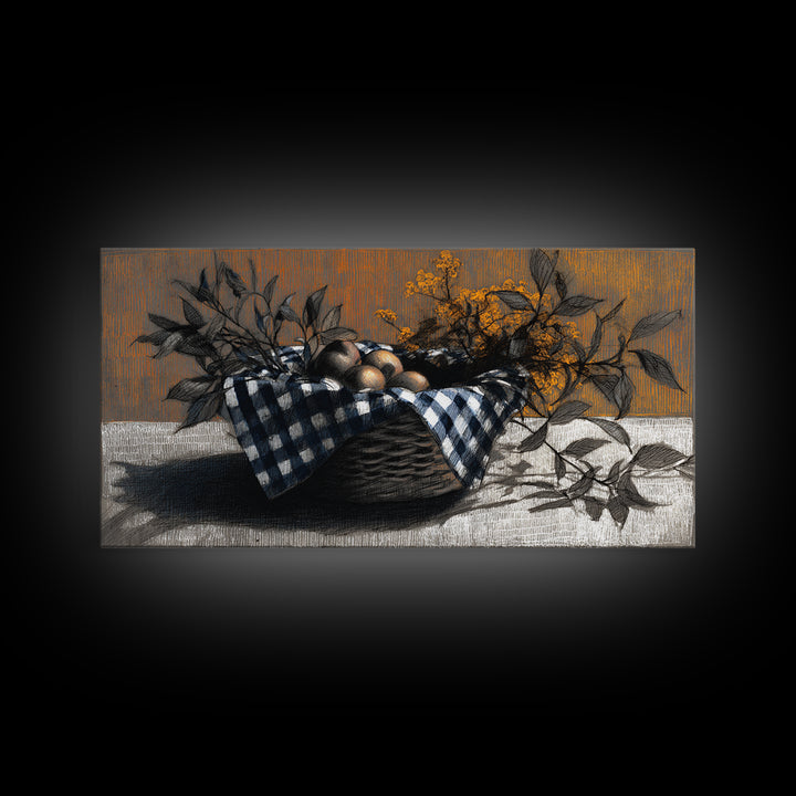 Country Landscape with Fence and Rolling Hills Canvas Print, Farmhouse Art, Wall Art, Farmhouse Decor, Fine Art, Harvest, FAR-2x1-82