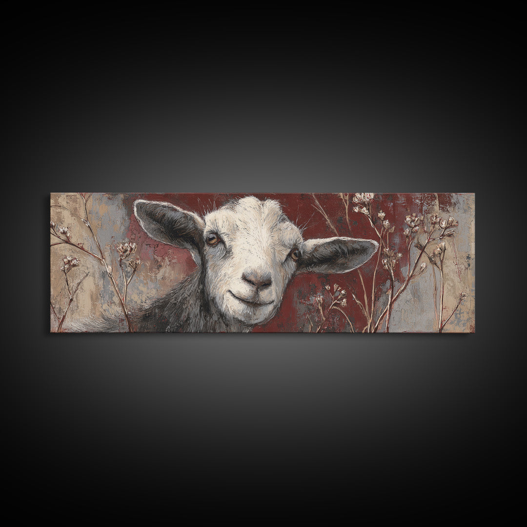 Farm Dog Lying Beside Weathered Boots Framed Canvas Print, Farmhouse Art, Farmhouse Wall Art, Farmhouse Decor, Harvest, FAR-3x1-73