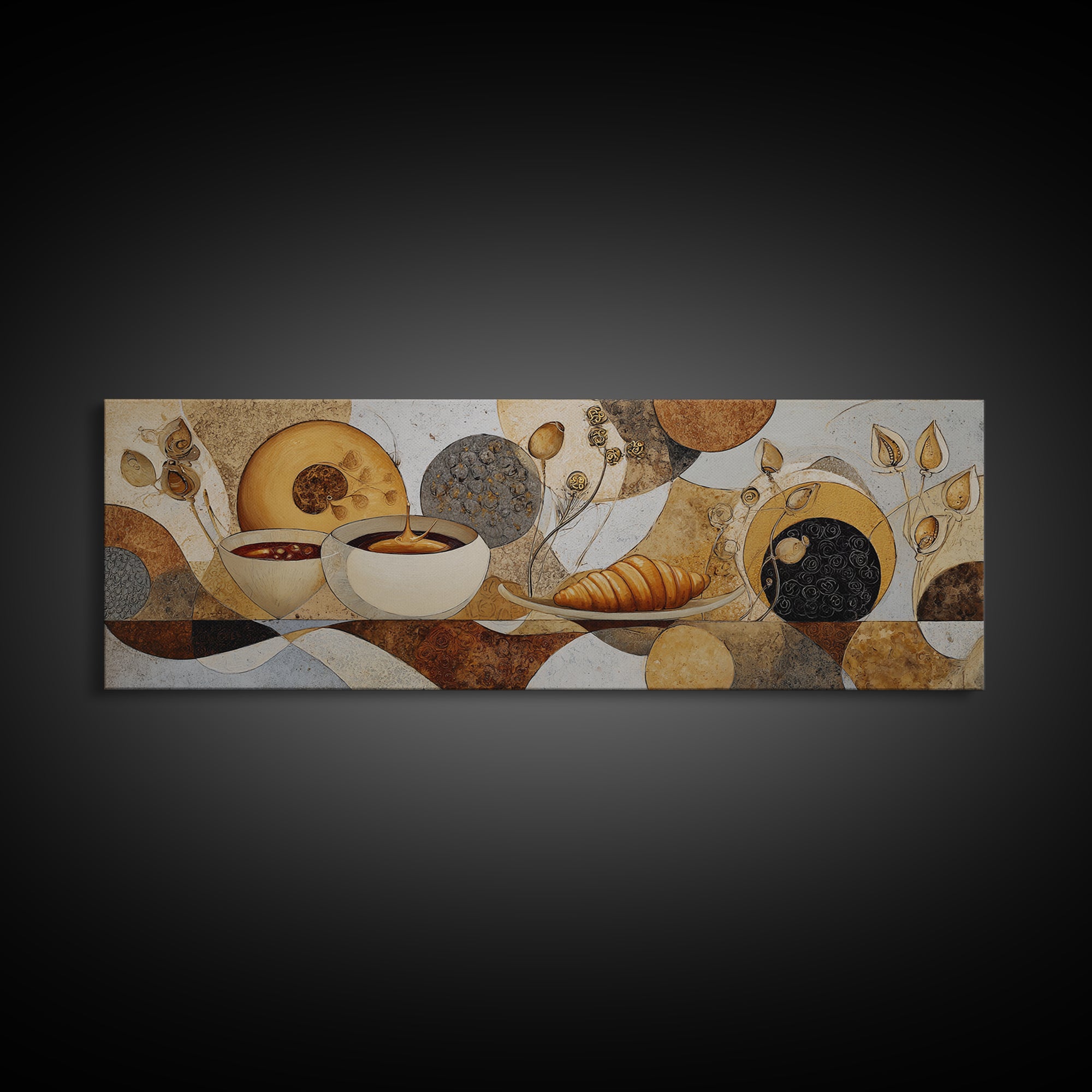 Lavender Field with Distant Stone Farmhouse Canvas Print, French Country Art, Farmhouse Wall Decor, Farmhouse Decor, Country, FCA-3x1-89