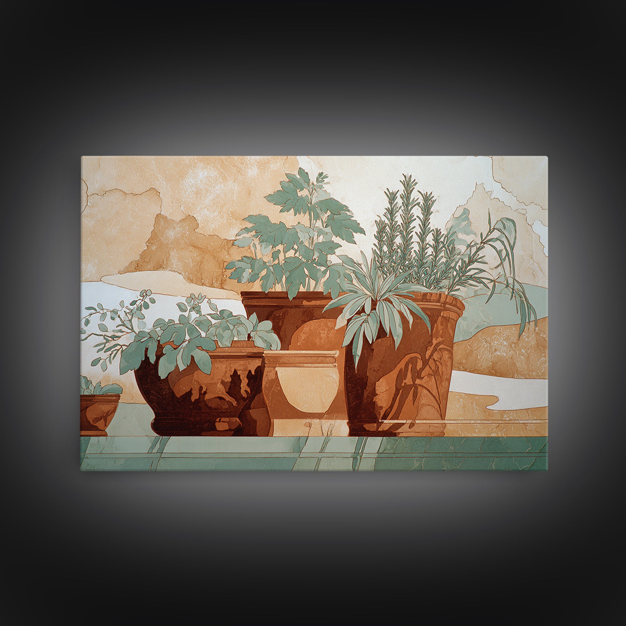 Sunlit Provence Olive Grove Framed Canvas Print, French Country Art, Contemporary Art, Farmhouse Decor, Fine Art, Country, FCA-3x2-9