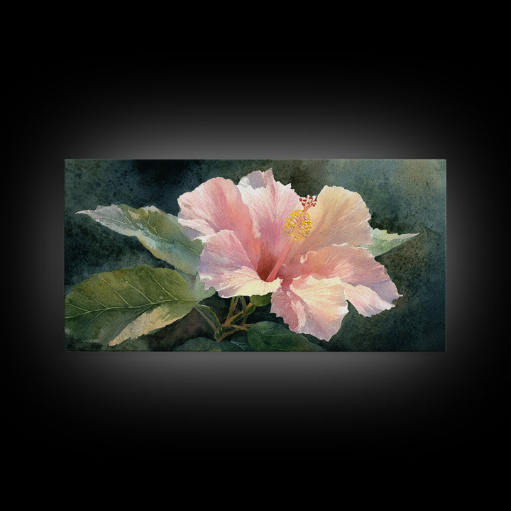 Lavender Bundle Tied Framed Canvas Print, Floral Art, Minimalist Decor, Living Room Decor, Oil Painting, Bloom, FLO-2x1-30