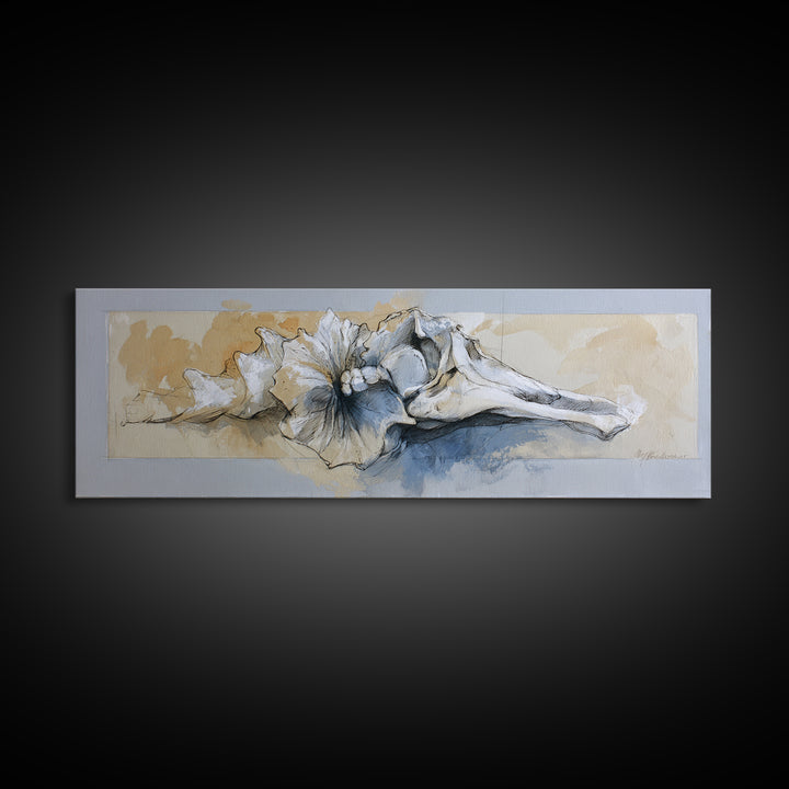 Anatomical Muscle Study Canvas Print, Fitness Studio Art, Modern Wall Art, Gym Decor, Abstract Art, Motion, Fitness Art, FSA-3x1-25
