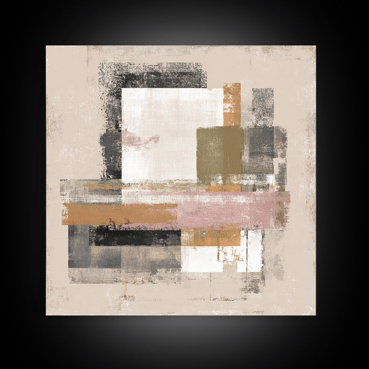 Abstract Woven Texture Canvas Print, Guest Bedroom Art, Modern Decor, Bedroom Decor, Fine Art, Guest, Home Decor, Poster, GBA-1x1-86