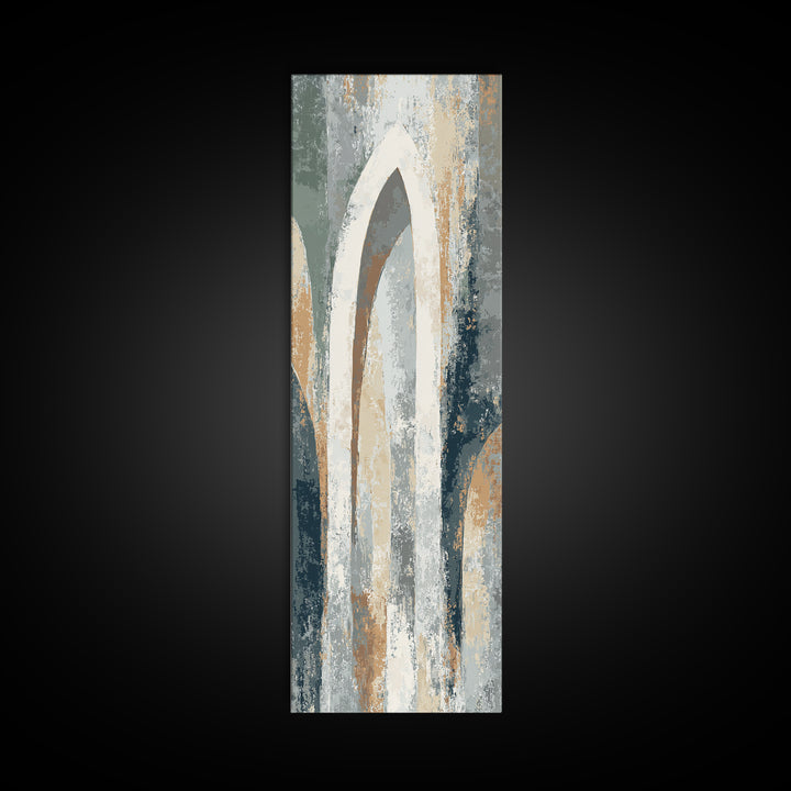 Warm Abstract Arches Canvas Print, Guest Bedroom Art, Home, Bedroom Decor, Guest, Bedroom Wall Art, Bedroom Wall Decor, GBA-1x3-39