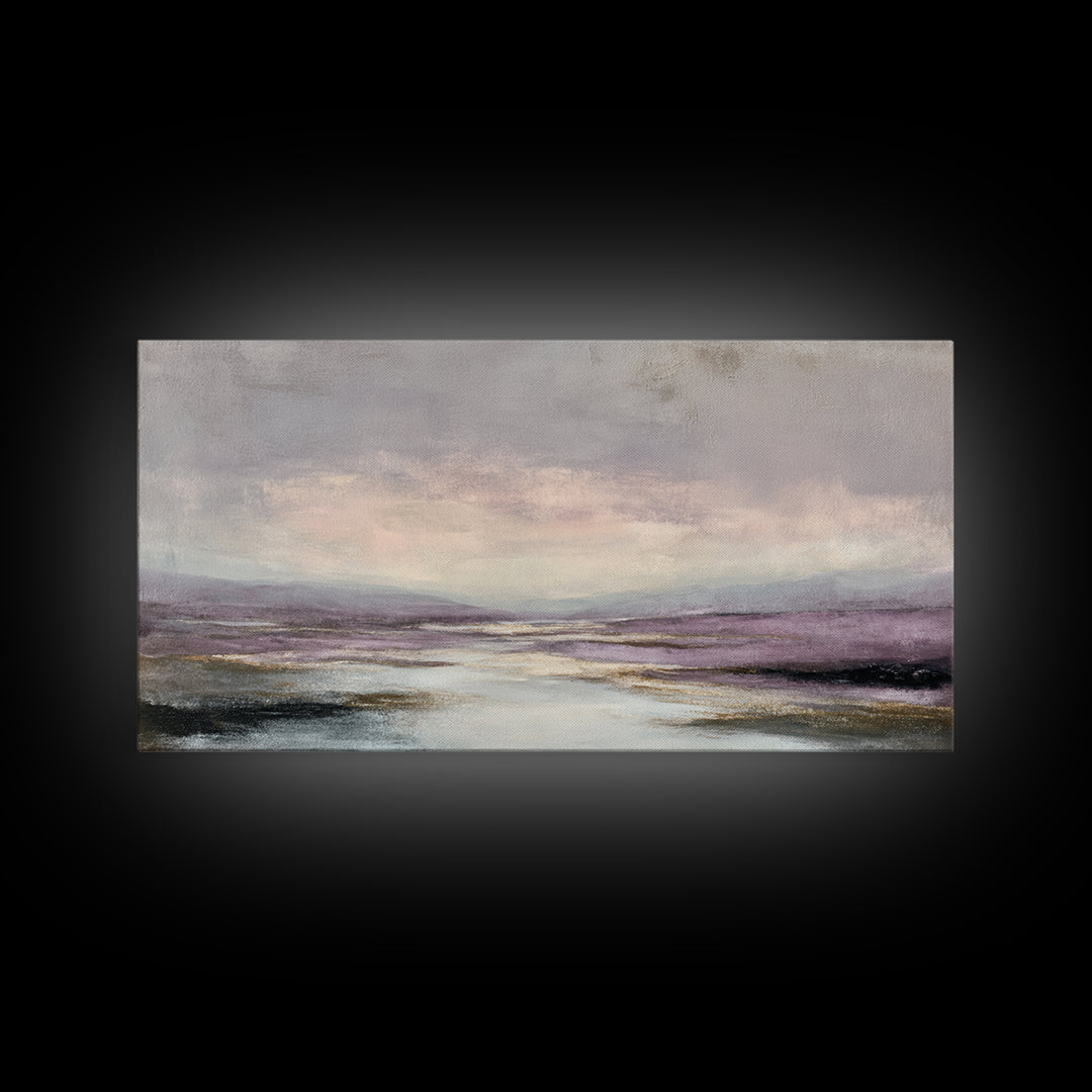 Minimal Moon and Stars Composition Canvas Print, Guest Bedroom Art, Wall Art, Bedroom Decor, Watercolor Art, Guest, GBA-2x1-36