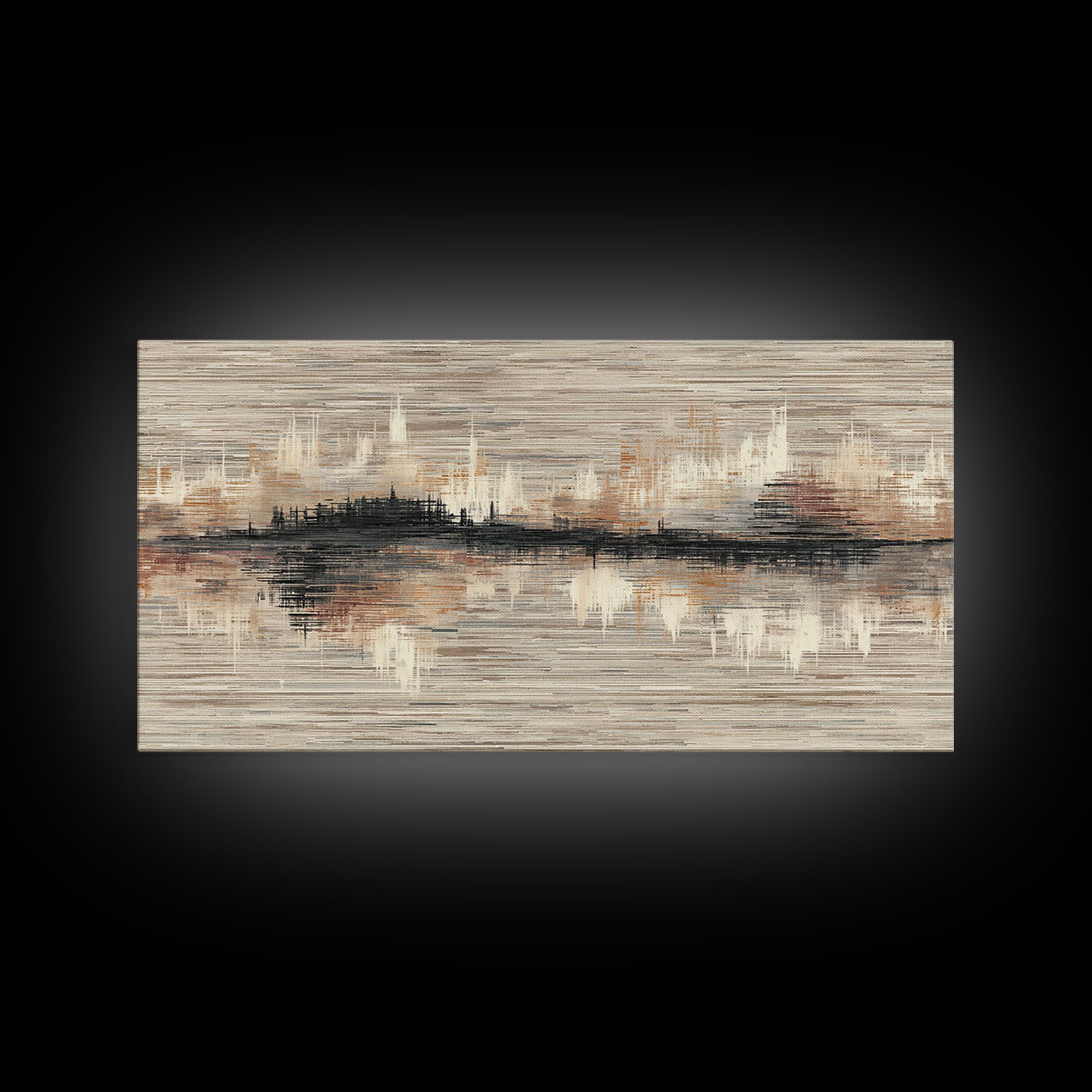 Abstract Woven Texture Canvas Print, Guest Bedroom Art, Wall Art, Bedroom Decor, Abstract Art, Guest, New Home Gift, GBA-2x1-58
