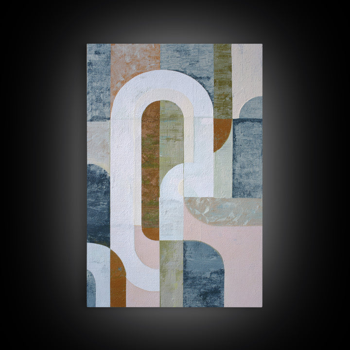 Warm Abstract Arches Canvas Print, Guest Bedroom Art, Bedroom Prints, Bedroom Decor, Fine Art, Guest, Minimalist Decor, GBA-2x3-11