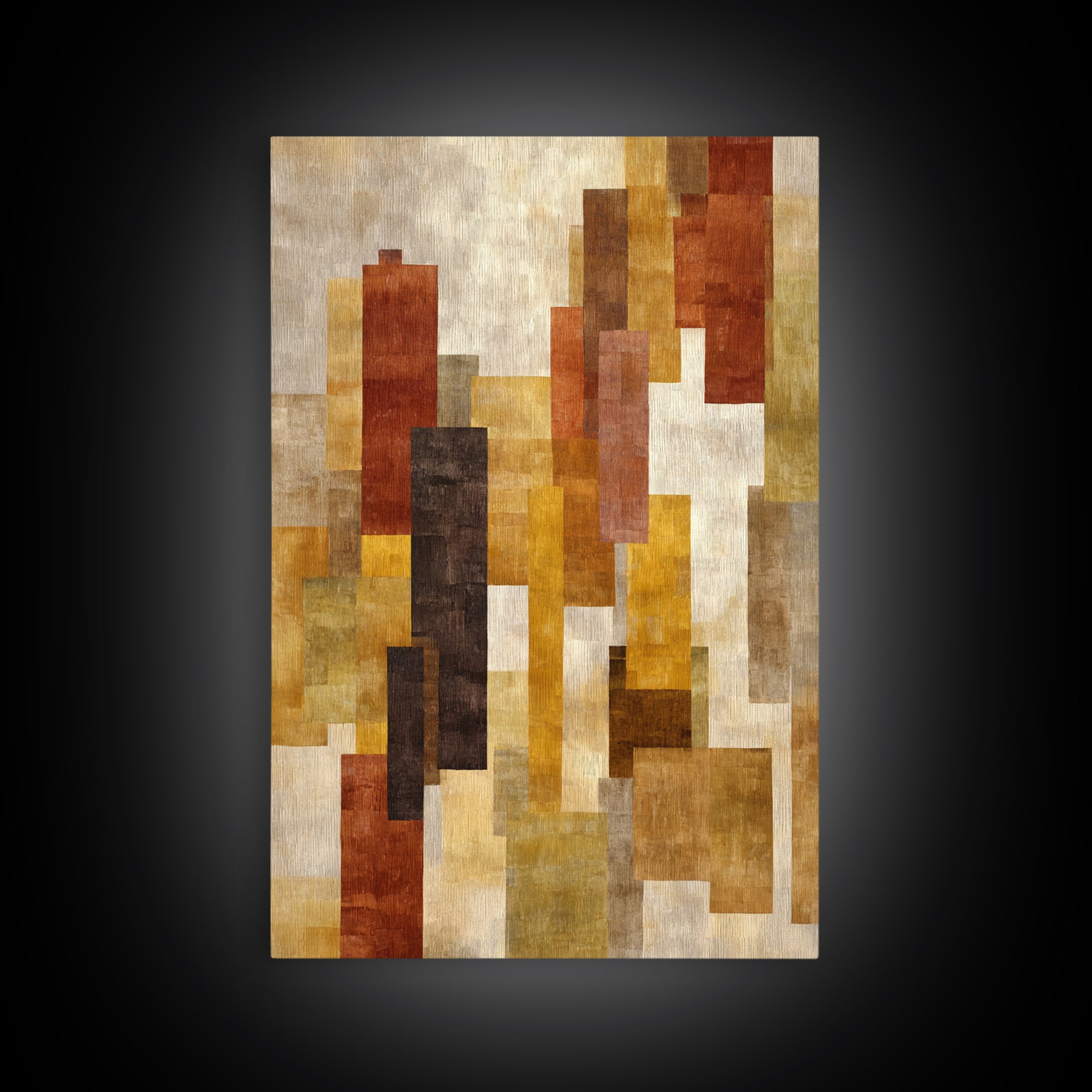 Abstract Woven Texture Framed Canvas Print, Guest Bedroom Art, Textured Painting, Bedroom Decor, Fine Art, Guest, GBA-2x3-22