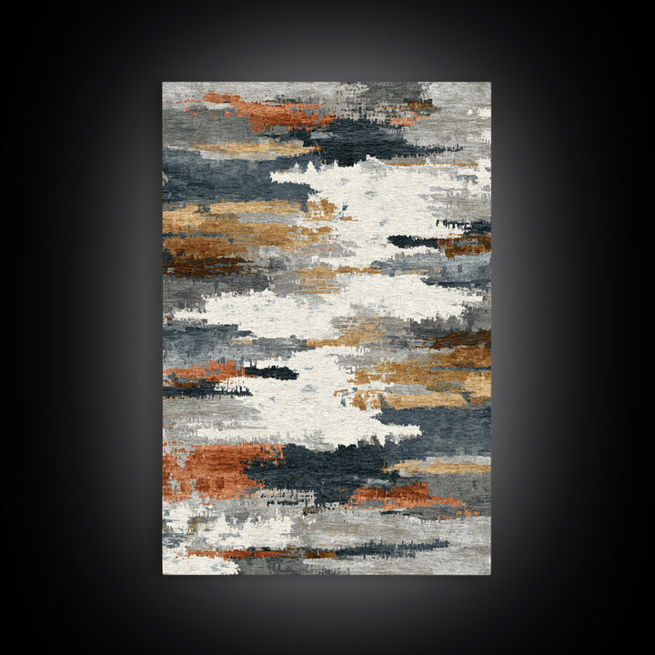 Abstract Woven Texture Canvas Print, Guest Bedroom Art, Poster, Bedroom Decor, Guest, Farmhouse Decor, Living Room Decor, GBA-2x3-70