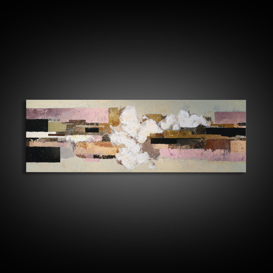 Abstract Woven Texture Canvas Print, Guest Bedroom Art, Wall Art, Bedroom Decor, Abstract Art, Guest, New Home Gift, GBA-3x1-30