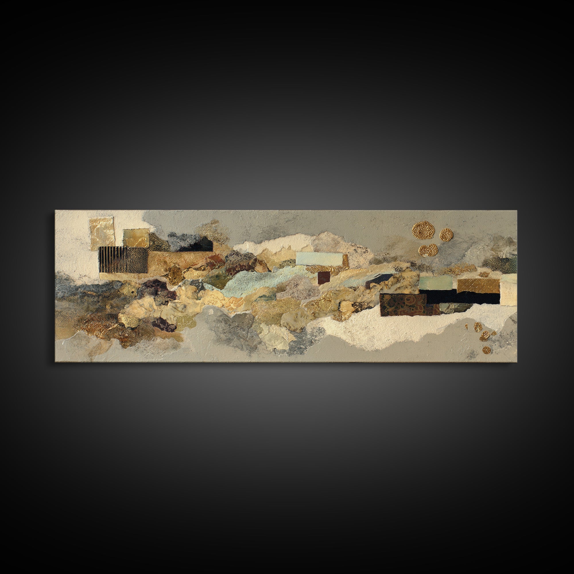 Abstract Woven Texture Canvas Print, Guest Bedroom Art, Cat Wall Art, Bedroom Decor, Abstract Art, Guest, Fine Art Print, GBA-3x1-6