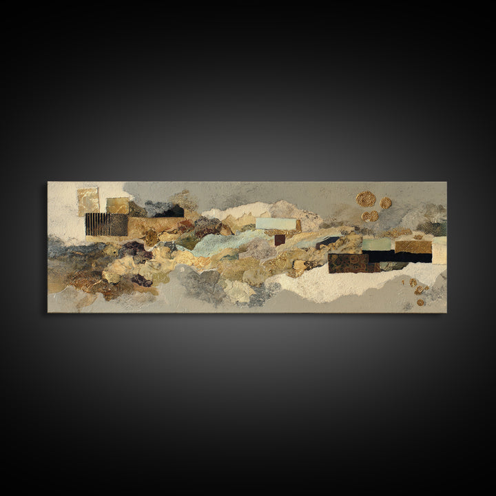 Abstract Woven Texture Canvas Print, Guest Bedroom Art, Cat Wall Art, Bedroom Decor, Abstract Art, Guest, Fine Art Print, GBA-3x1-6