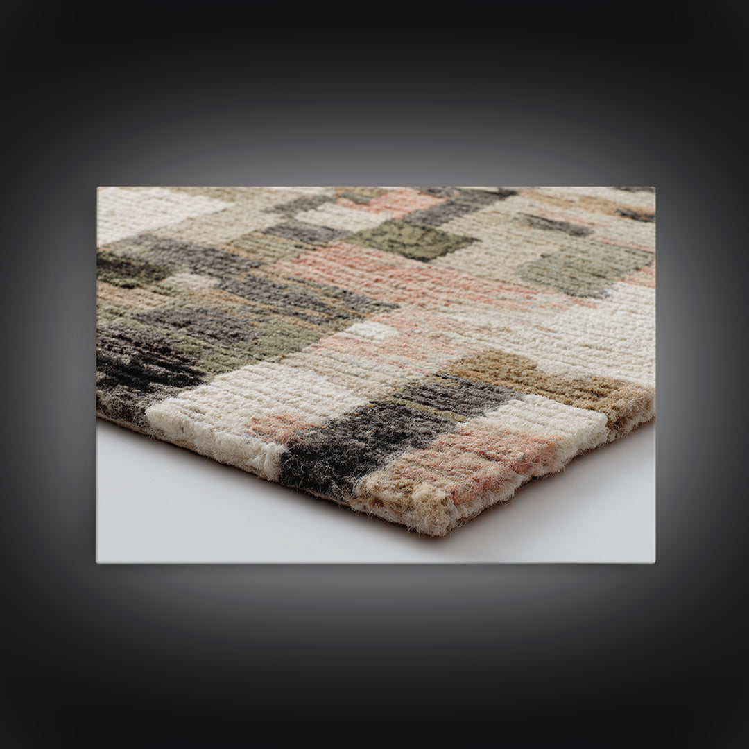 Abstract Woven Texture Framed Canvas Print, Guest Bedroom Art, Printable Wall Art, Bedroom Decor, Abstract Art, Guest, GBA-3x2-18