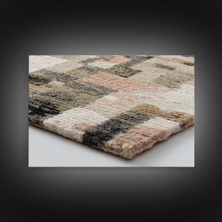 Abstract Woven Texture Framed Canvas Print, Guest Bedroom Art, Printable Wall Art, Bedroom Decor, Abstract Art, Guest, GBA-3x2-18