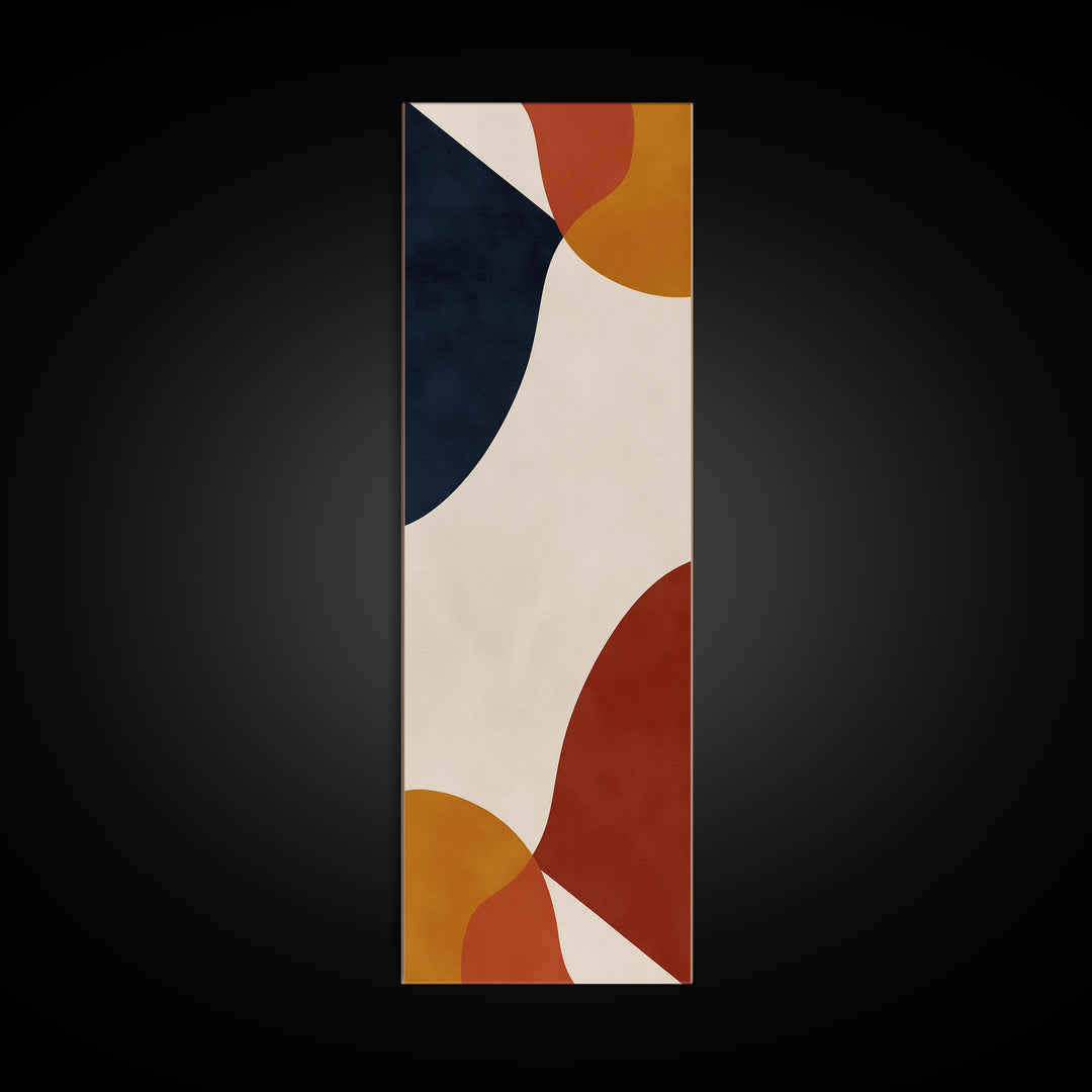 Warm Terracotta Abstract Canvas Print, General Fine Art, Neutral Decor, Living Room Decor, Fine Art, Home Decor, GEN-1x3-42