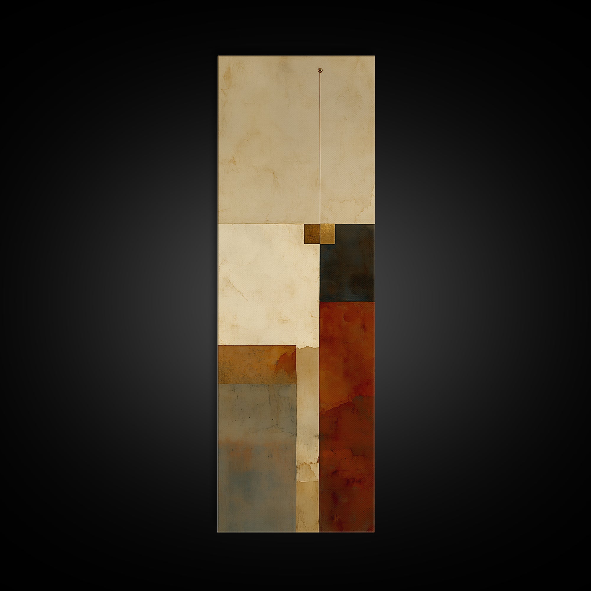 Modern Geometric Composition Canvas Print, General Fine Art, Room Decor, Living Room Decor, Abstract Art, Digital Prints, GEN-1x3-94