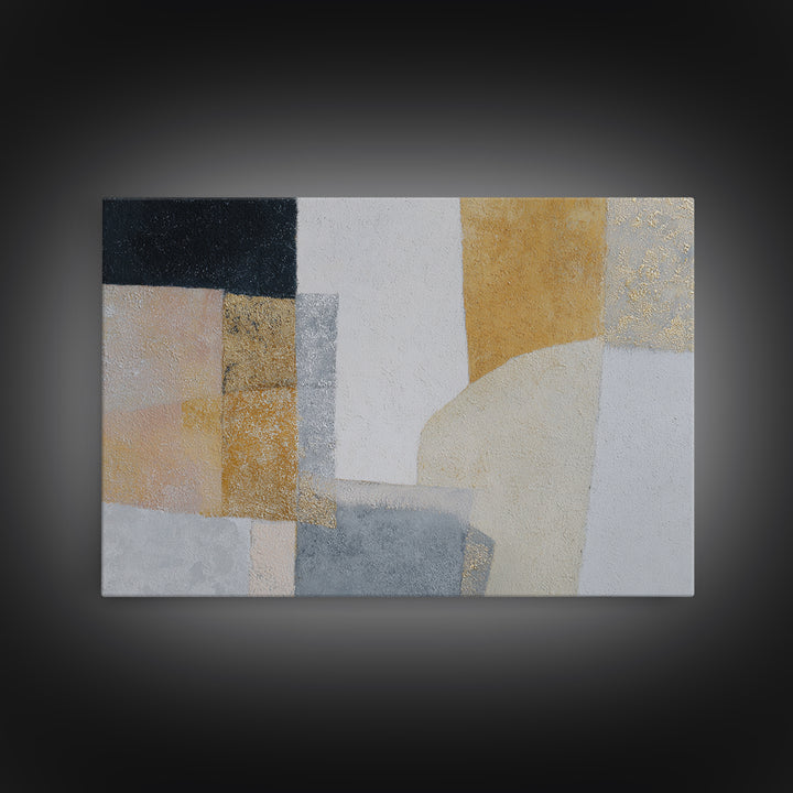 Earthy Plaster Texture Abstract Canvas Print, General Fine Art, Print, Living Room Decor, Abstract Art, Art Deco, GEN-3x2-67