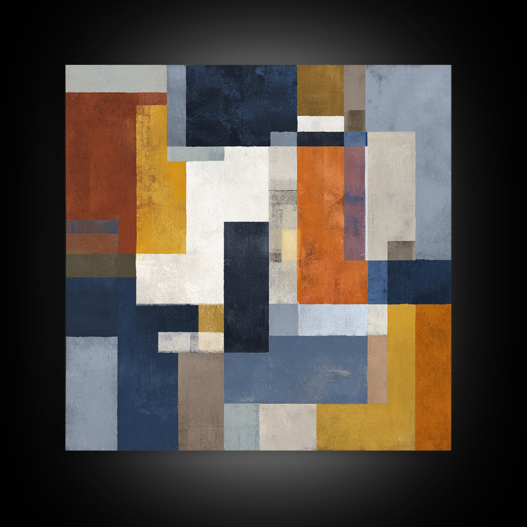 Domino Tiles Arranged Framed Canvas Print, Game Room Art, African American Art, Game Room Decor, Abstract Art, Play, GRA-1x1-16