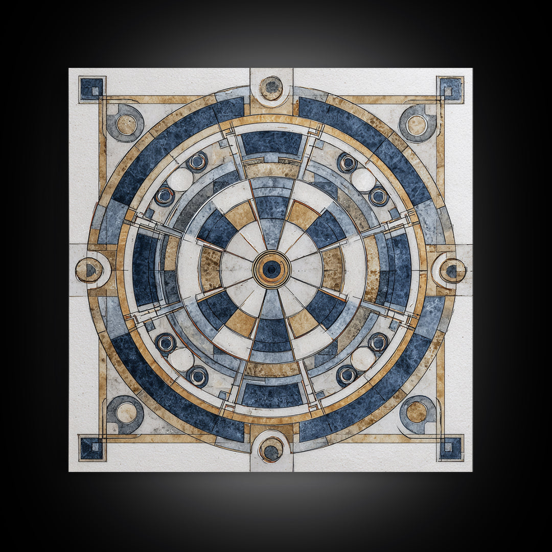 Dartboard Bullseye with Dynamic Motion Framed Canvas Print, Game Room Art, Modern Decor, Game Room Decor, Fine Art, Play, GRA-1x1-80