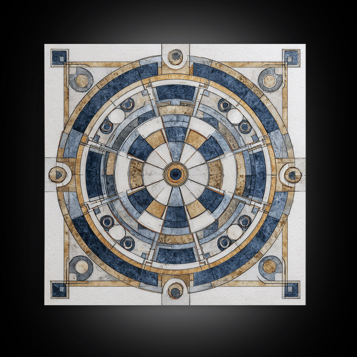 Dartboard Bullseye with Dynamic Motion Framed Canvas Print, Game Room Art, Modern Decor, Game Room Decor, Fine Art, Play, GRA-1x1-80