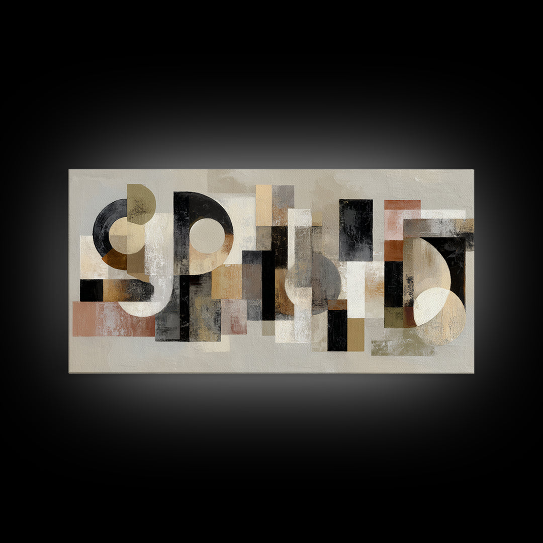 Scoreboard Numbers as Abstract Design Framed Canvas Print, Game Room Art, Statement Artwork, Game Room Decor, Fine Art, Play, GRA-2x1-20